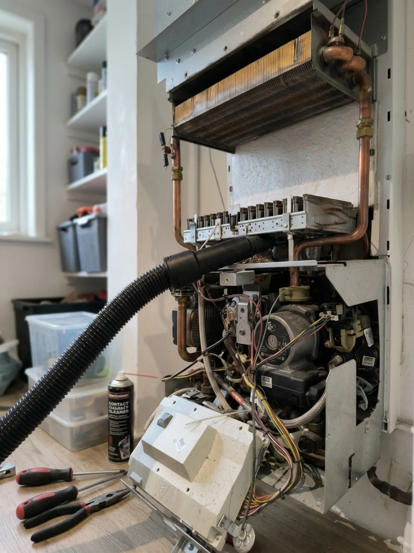 Réglage et contrôle d'une chaudière gaz à Créteil